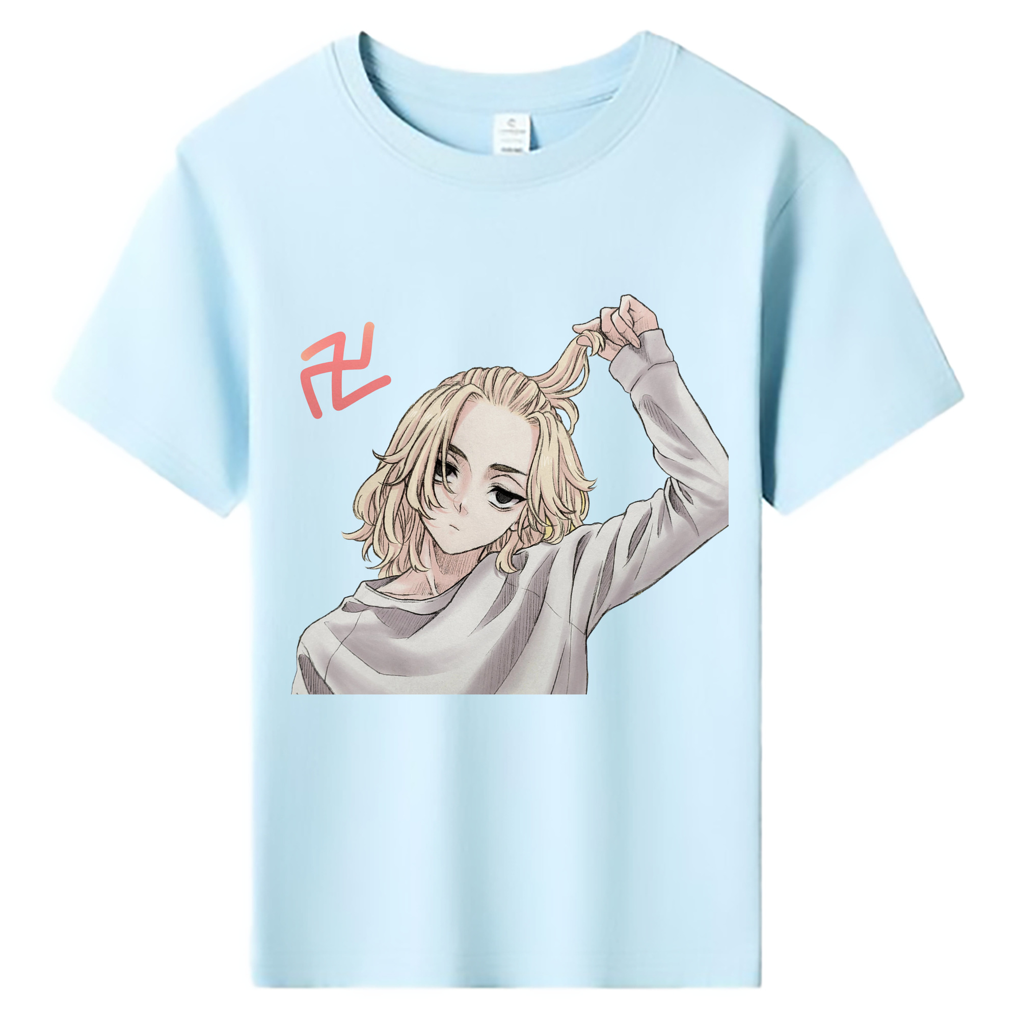 （画像用） 東京リベンジャーズ Tokyo Revengers 綿100％キッズTシャツ（フロントプリント）